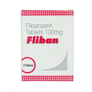 Flibanserin 100mg (4 piller) online by Indian Brand